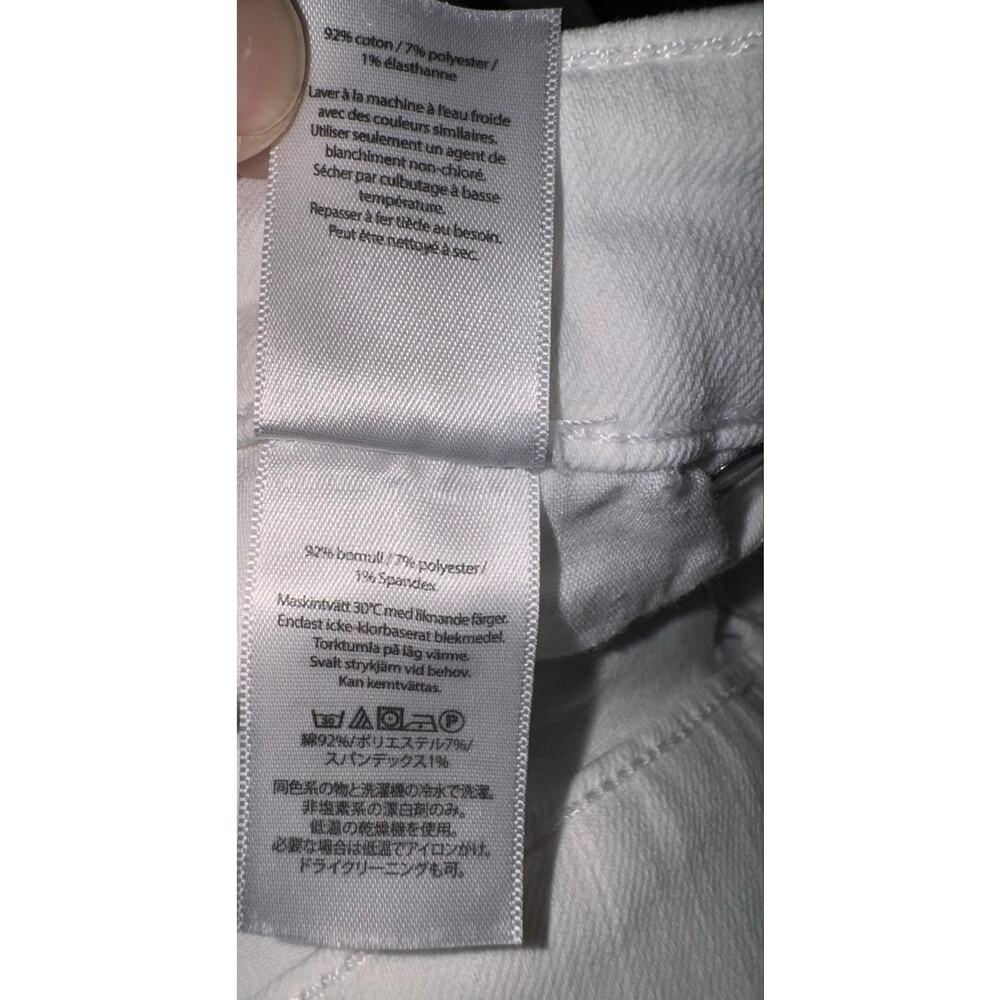 Vineyard Vines White Skinny Jeans Women’s Size 0 Stretch Mid Rise Ankle Denim - Picture 7 of 9